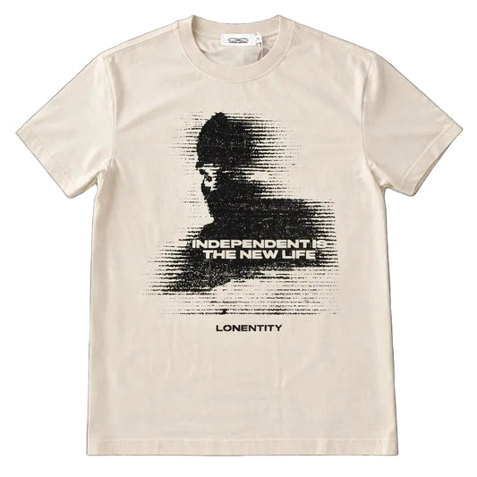 INDEPENDENT CREME TEE